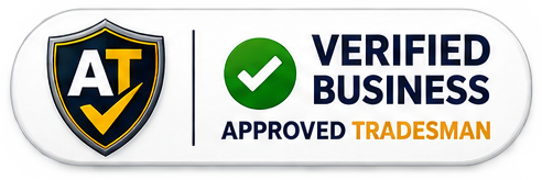 Stacked verified pill — Oakfield Home Services
