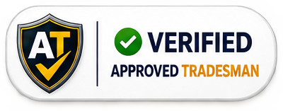 White verified pill — Oakfield Home Services